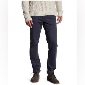 Wallin & Bros Navy Stretch Twill Chino Pants
